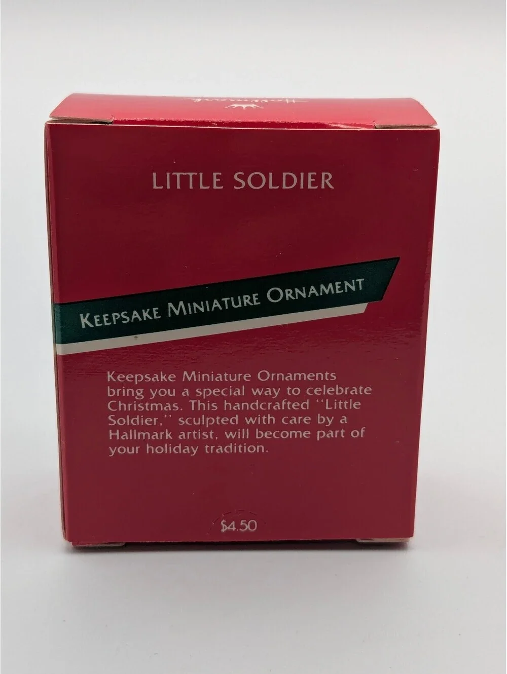 Hallmark Keepsake Little Soldier Miniature Ornament 1989, New in Box